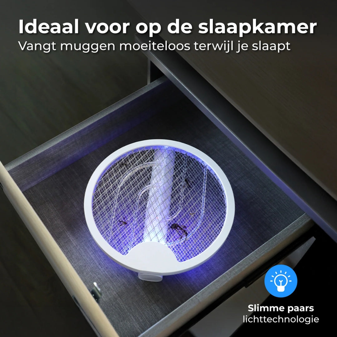 Electric Fly Swatter - 2-in-1 with UV Light