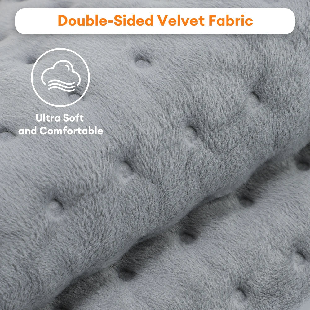 Electric Heating Pad | 9 Heat Settings & 4 Timer Modes | Washable & Fast Heating | For Back, Abdomen & Legs