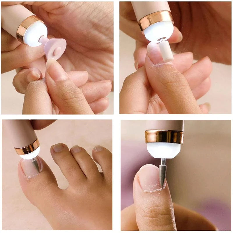 Electric Manicure Set - Ergonomic Design | Painless Use