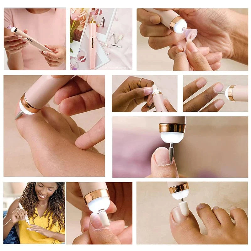 Electric Manicure Set - Ergonomic Design | Painless Use