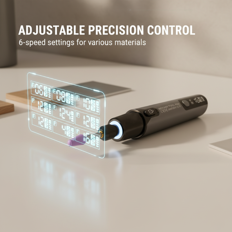 Electric Polishing Kit with 6-Speed Control and 16,000 RPM Motor