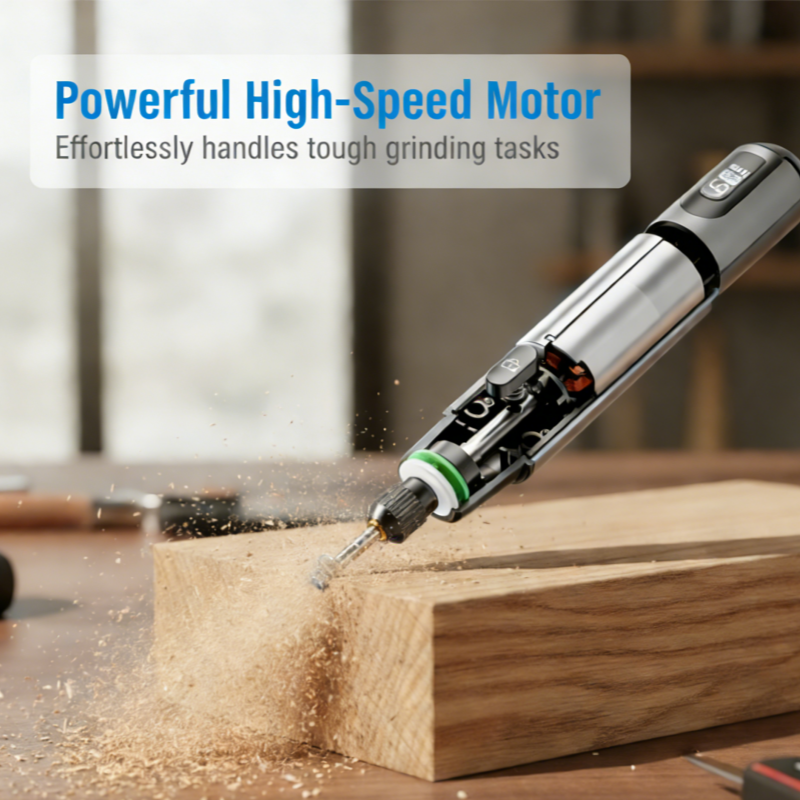 Electric Polishing Kit with 6-Speed Control and 16,000 RPM Motor