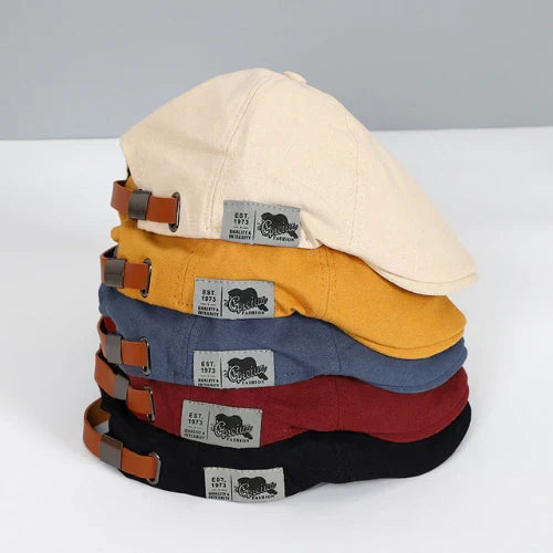 Elegant Adjustable Flat Cap for Men