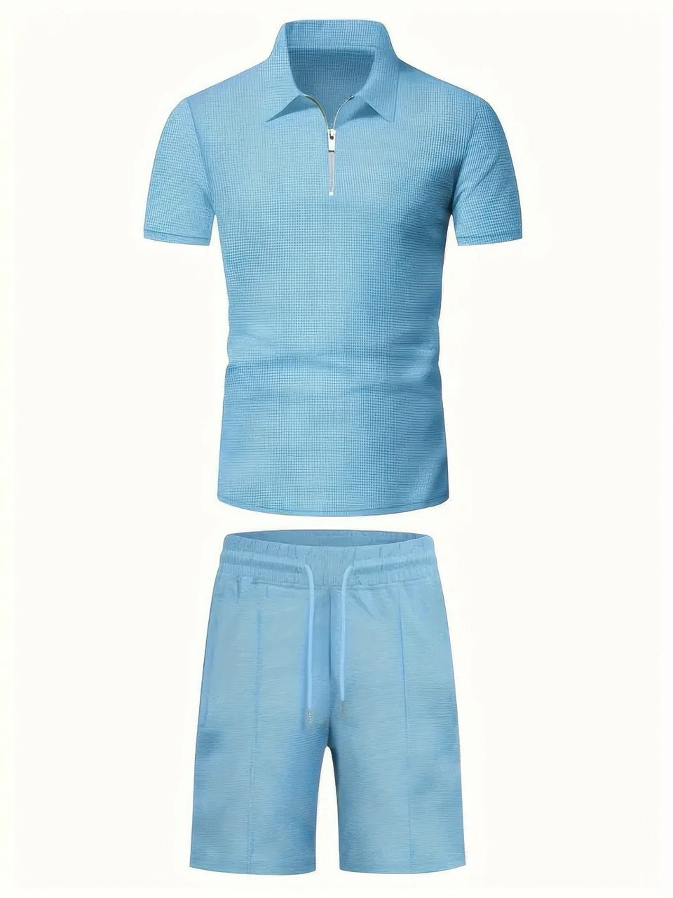 Elegant and Casual Shirt and Shorts Set