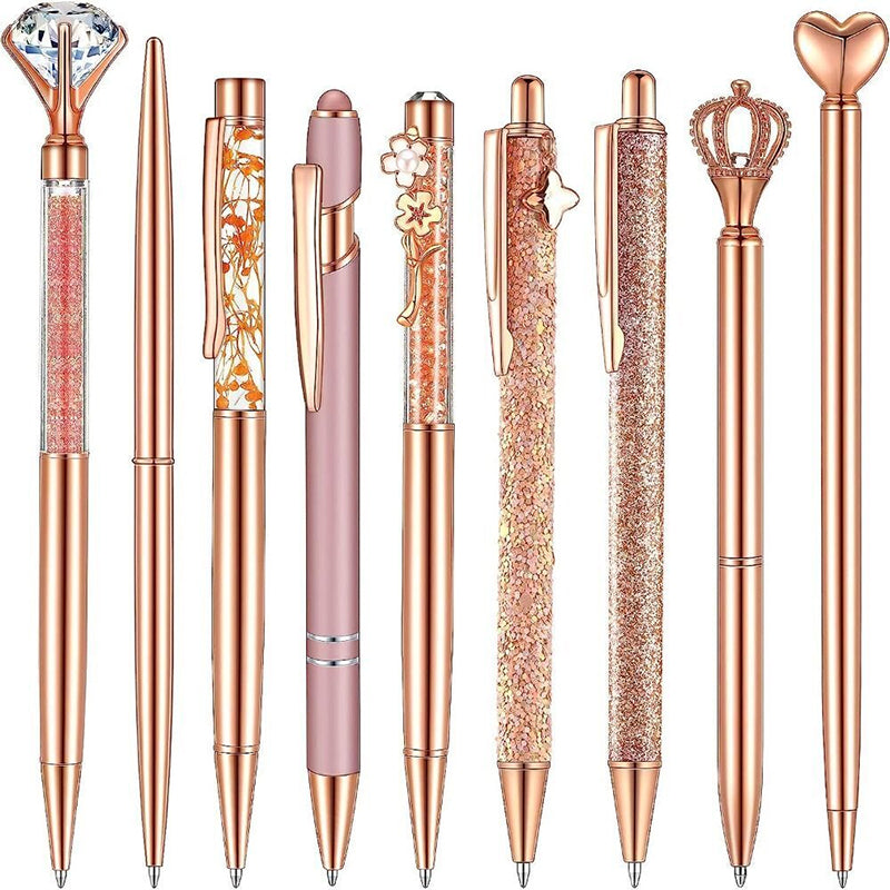 Elegant Diamond Ballpoint Pen Set for Stylish Writing