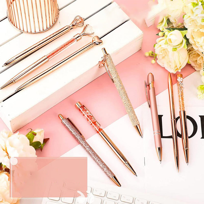 Elegant Diamond Ballpoint Pen Set for Stylish Writing