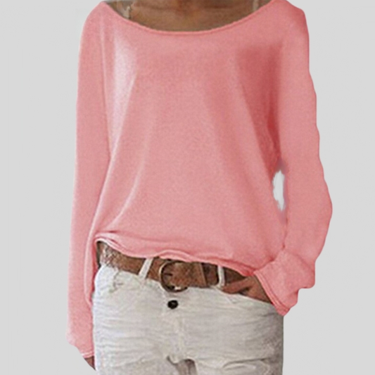 Elegant Lightweight Autumn Crew Neck Sweater