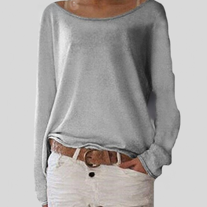 Elegant Lightweight Autumn Crew Neck Sweater