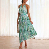 Elegant Lightweight Floral Maxi Summer Dress