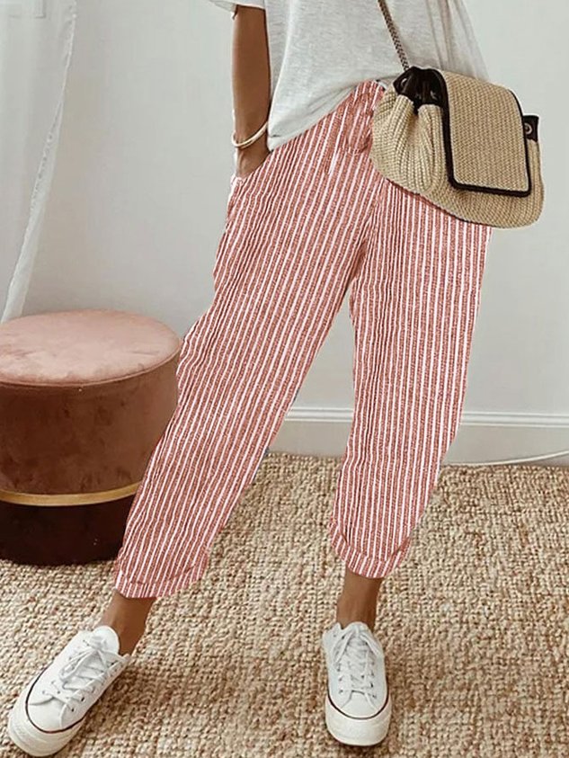 Elegant Luxurious High-Waisted Trousers - Breathable & Sweat-Wicking