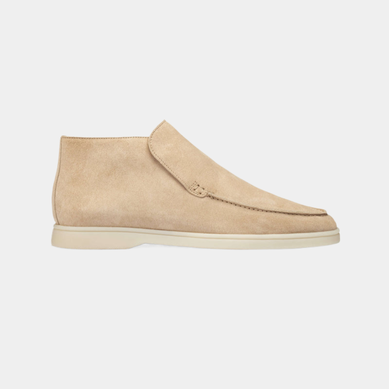 Elegant Men's Suede Loafers – Subtle Chic for Any Occasion