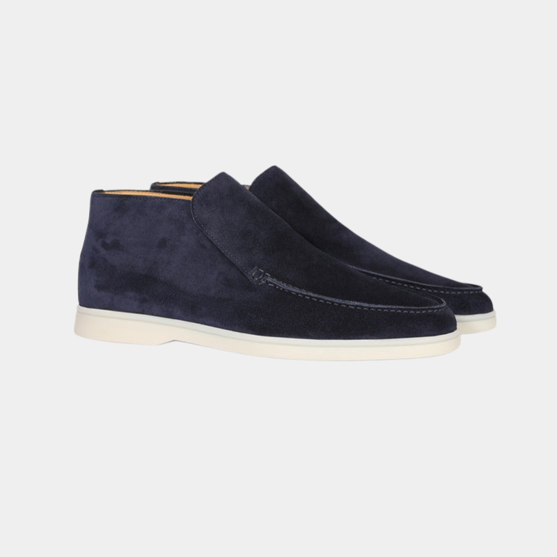 Elegant Men's Suede Loafers – Subtle Chic for Any Occasion