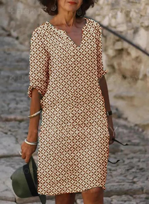 Elegant Midi Dress for Women