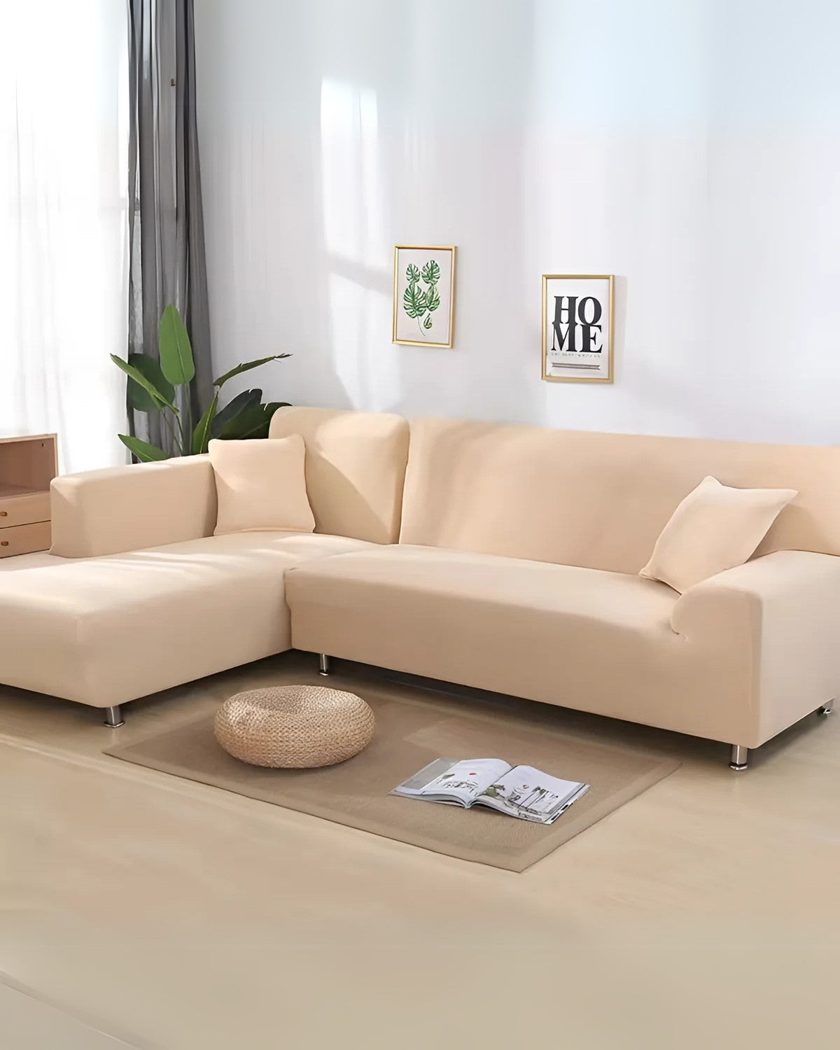 Elegant Modular Sofa Covers with Flexible Fit for Corner and Sectional Sofas