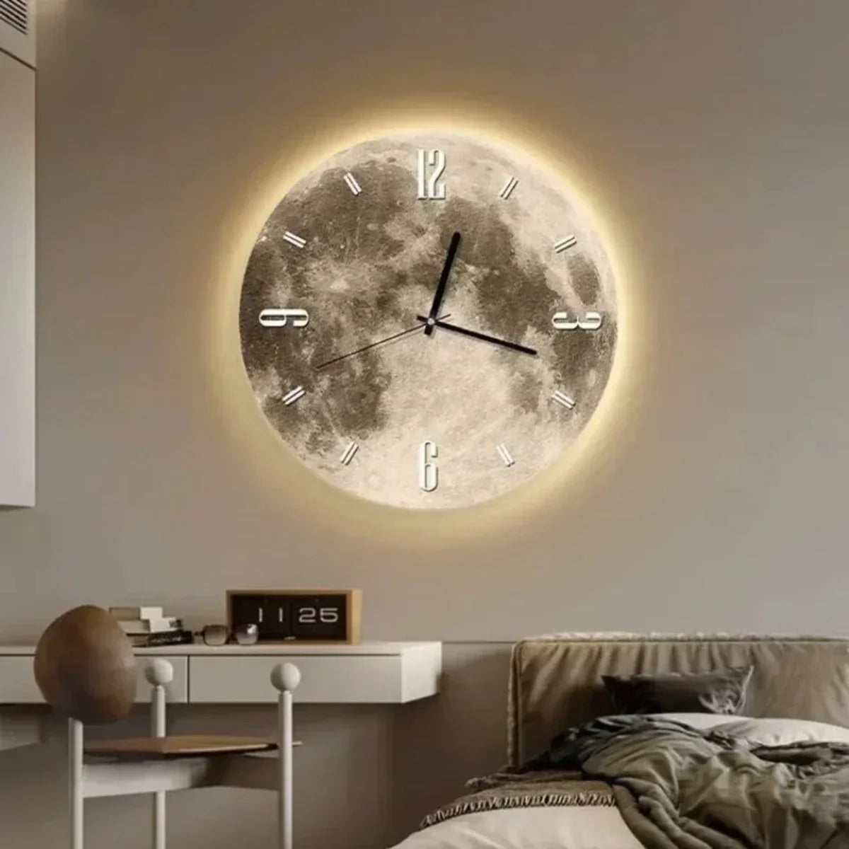 Elegant Night Sky Inspired Accent Wall Clock