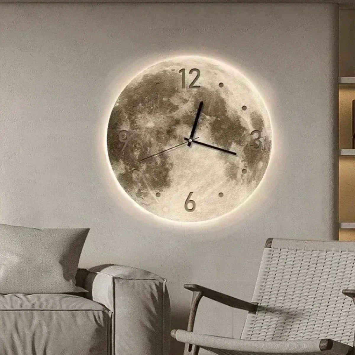 Elegant Night Sky Inspired Accent Wall Clock