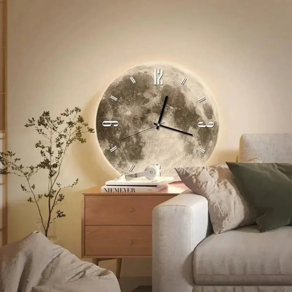 Elegant Night Sky Inspired Accent Wall Clock