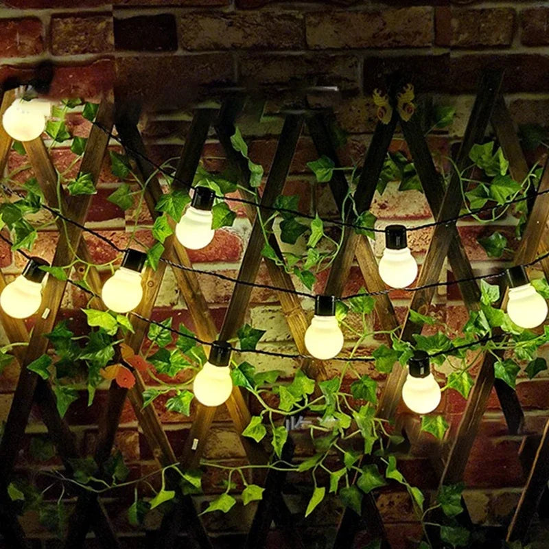 Elegant Outdoor LED Garland String Lights