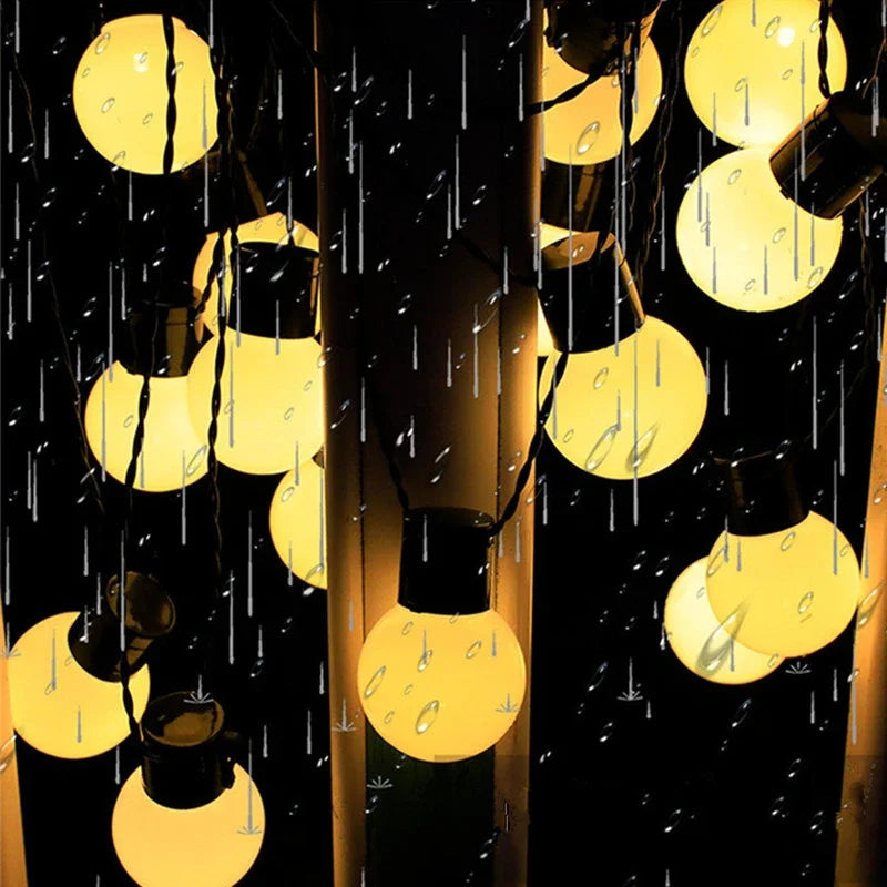 Elegant Outdoor LED Garland String Lights