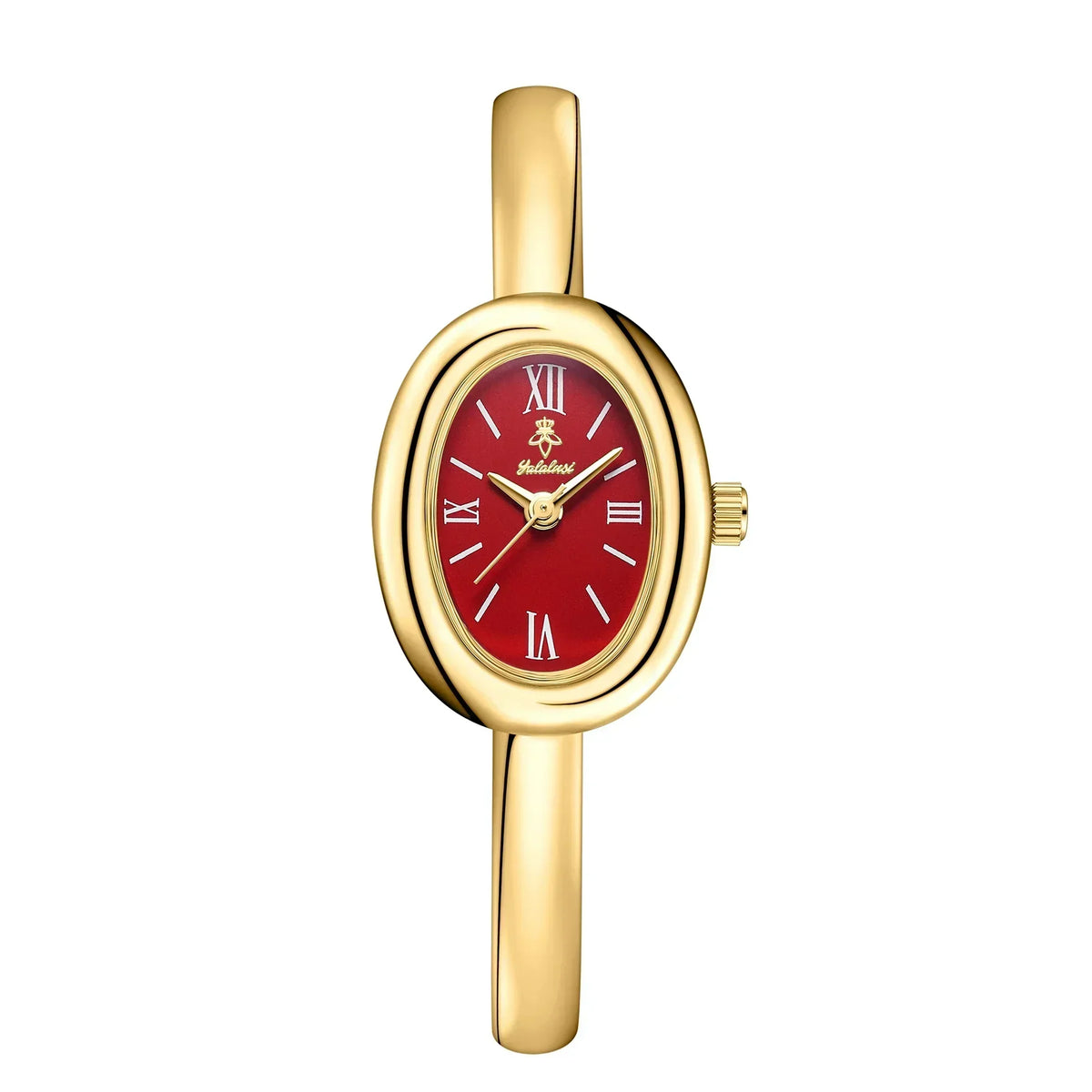 Elegant Oval Bangle Watch: Modern and Classic