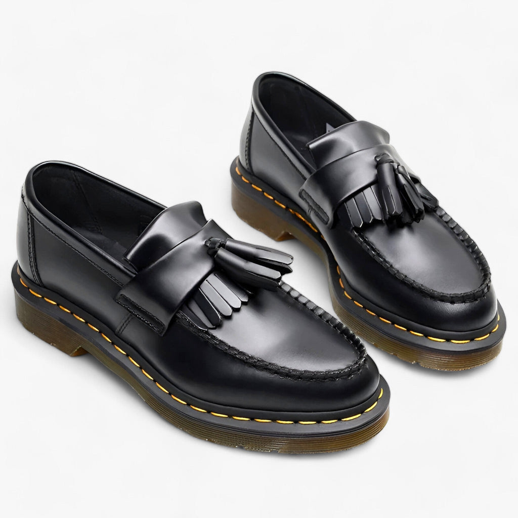 Elegant Round Toe Fringe Loafers