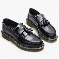 Elegant Round Toe Fringe Loafers
