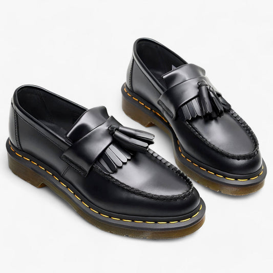 Elegant Round Toe Fringe Loafers