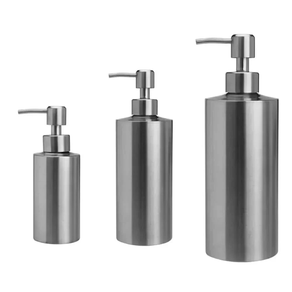Elegant Stainless Steel Manual Soap Dispenser Pump