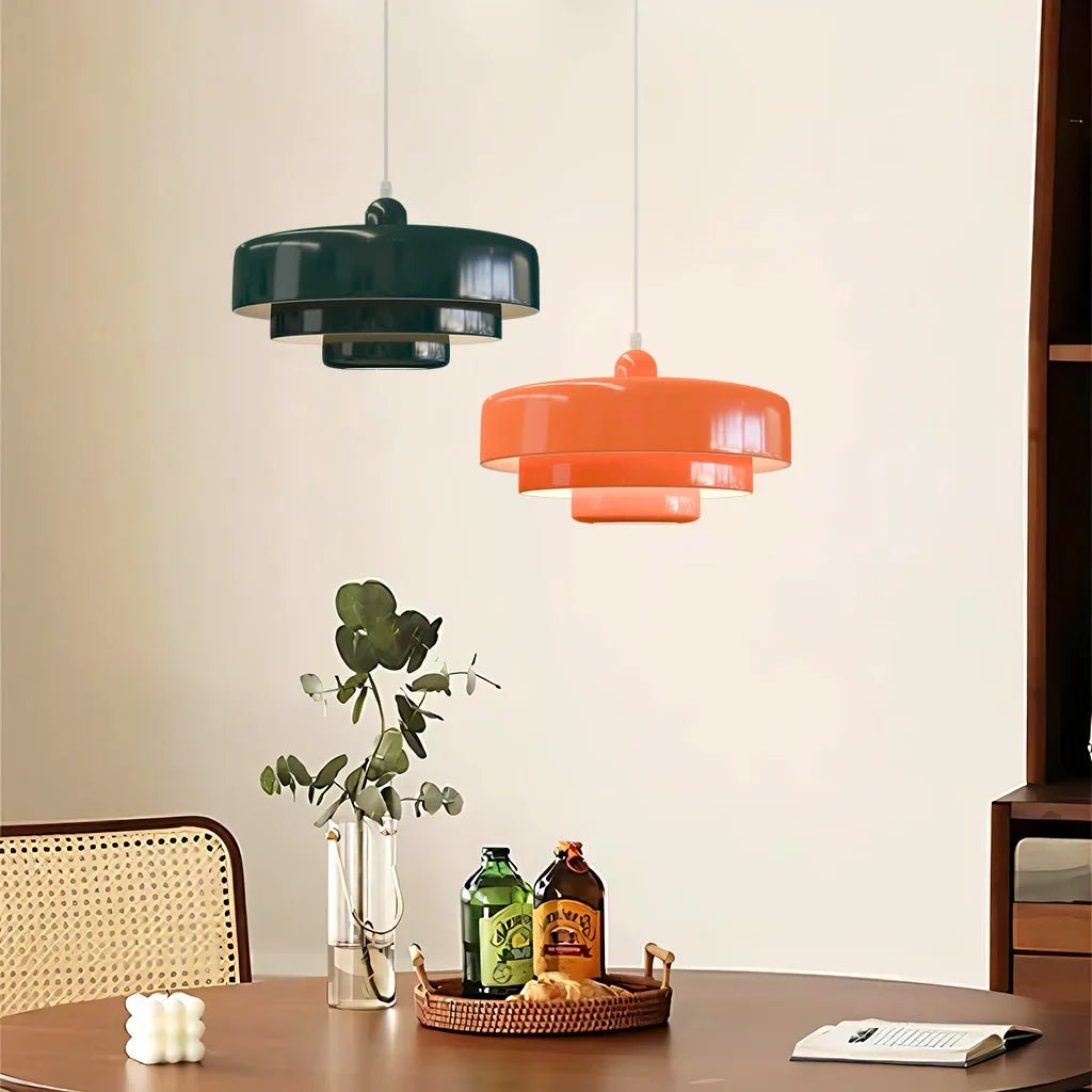 Elegant Three-Tier Pendant Light in Macaron Colours