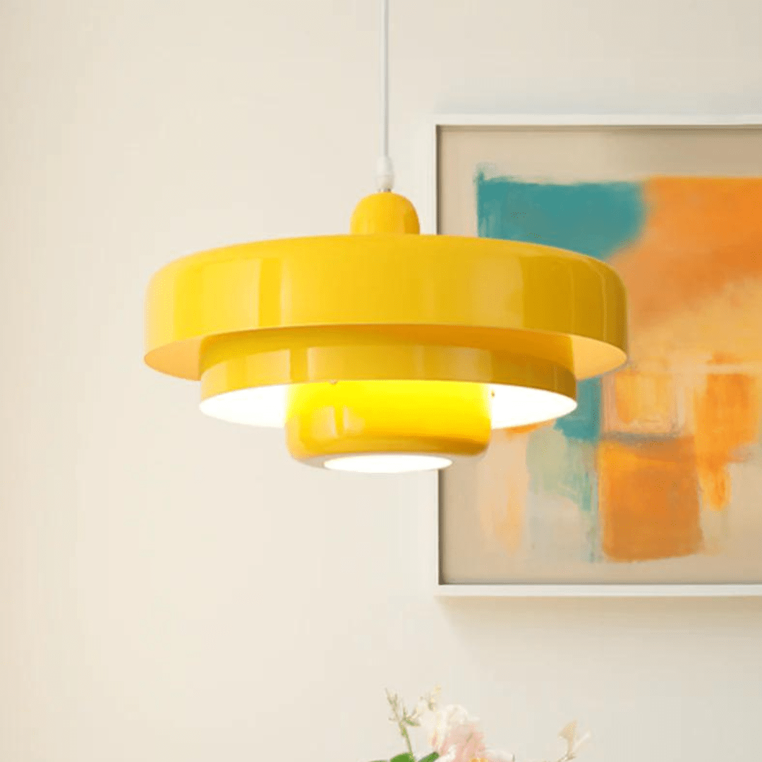 Elegant Three-Tier Pendant Light in Macaron Colours
