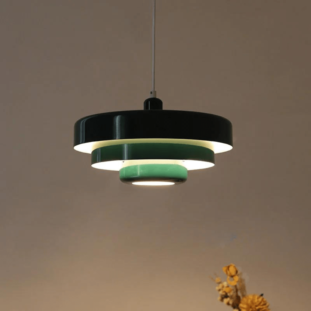 Elegant Three-Tier Pendant Light in Macaron Colours