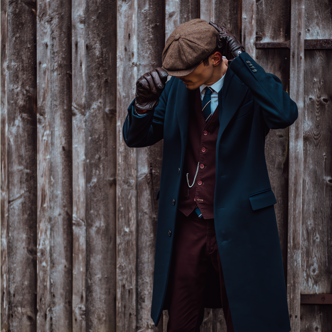 Elegant Vintage Men's Flat Cap (Peaky Blinders)