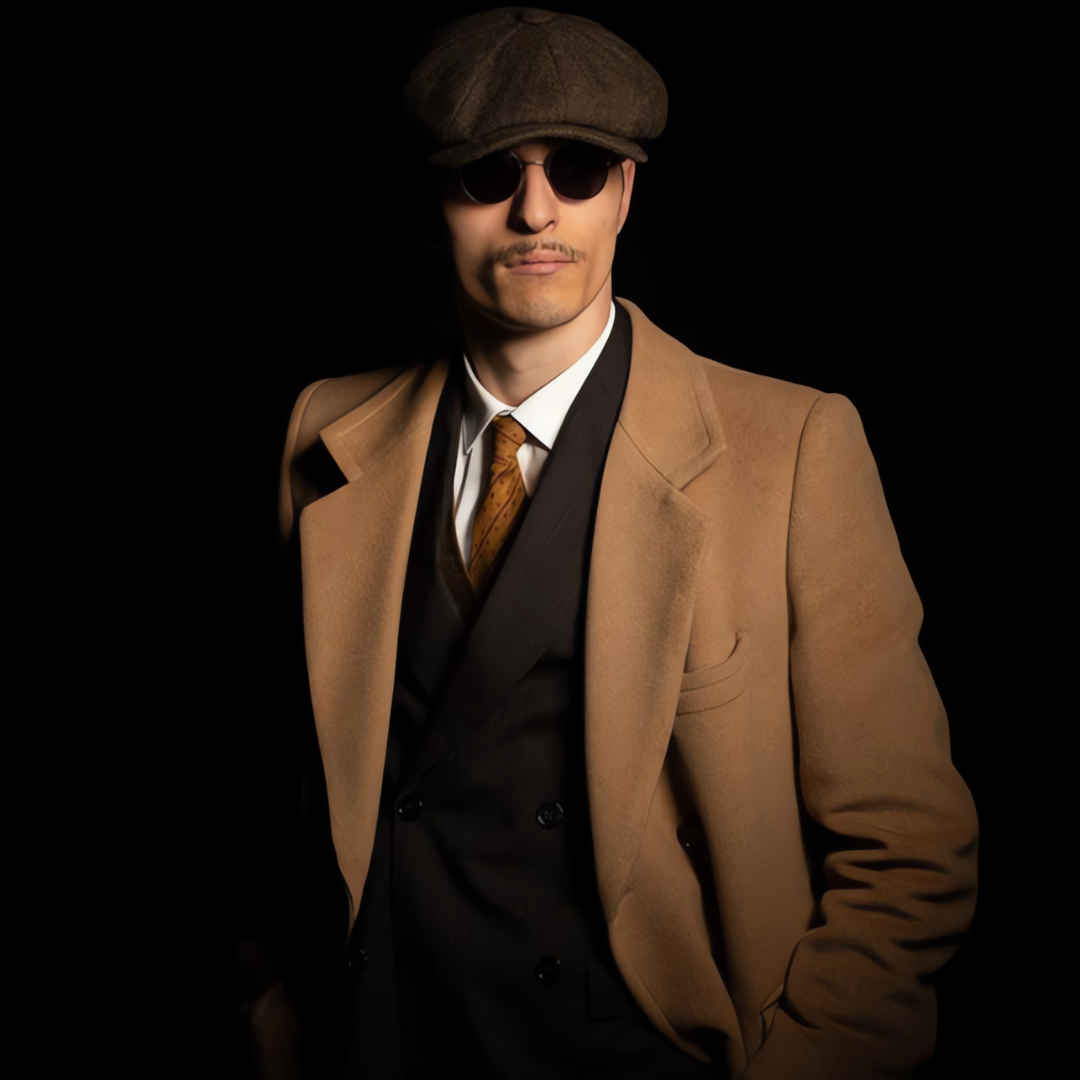 Elegant Vintage Men's Flat Cap (Peaky Blinders)