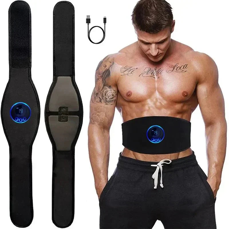 EMS Abdominal Trainer – 19-Level Ab Muscle Stimulator for Core Strengthening