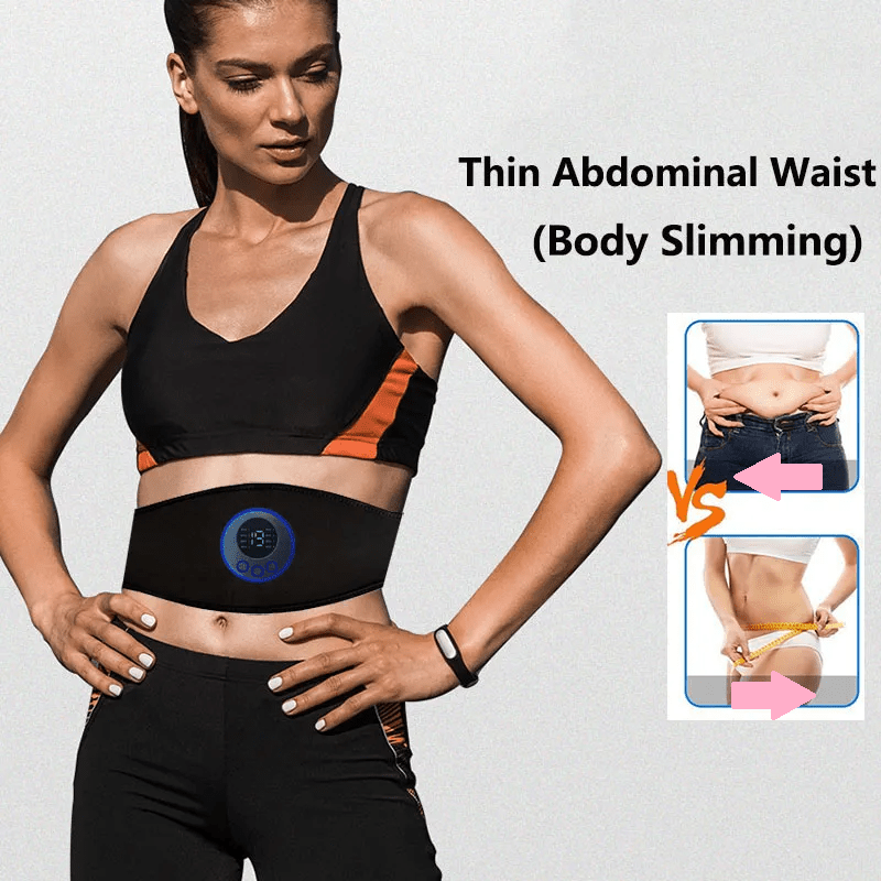 EMS Abdominal Trainer – 19-Level Ab Muscle Stimulator for Core Strengthening