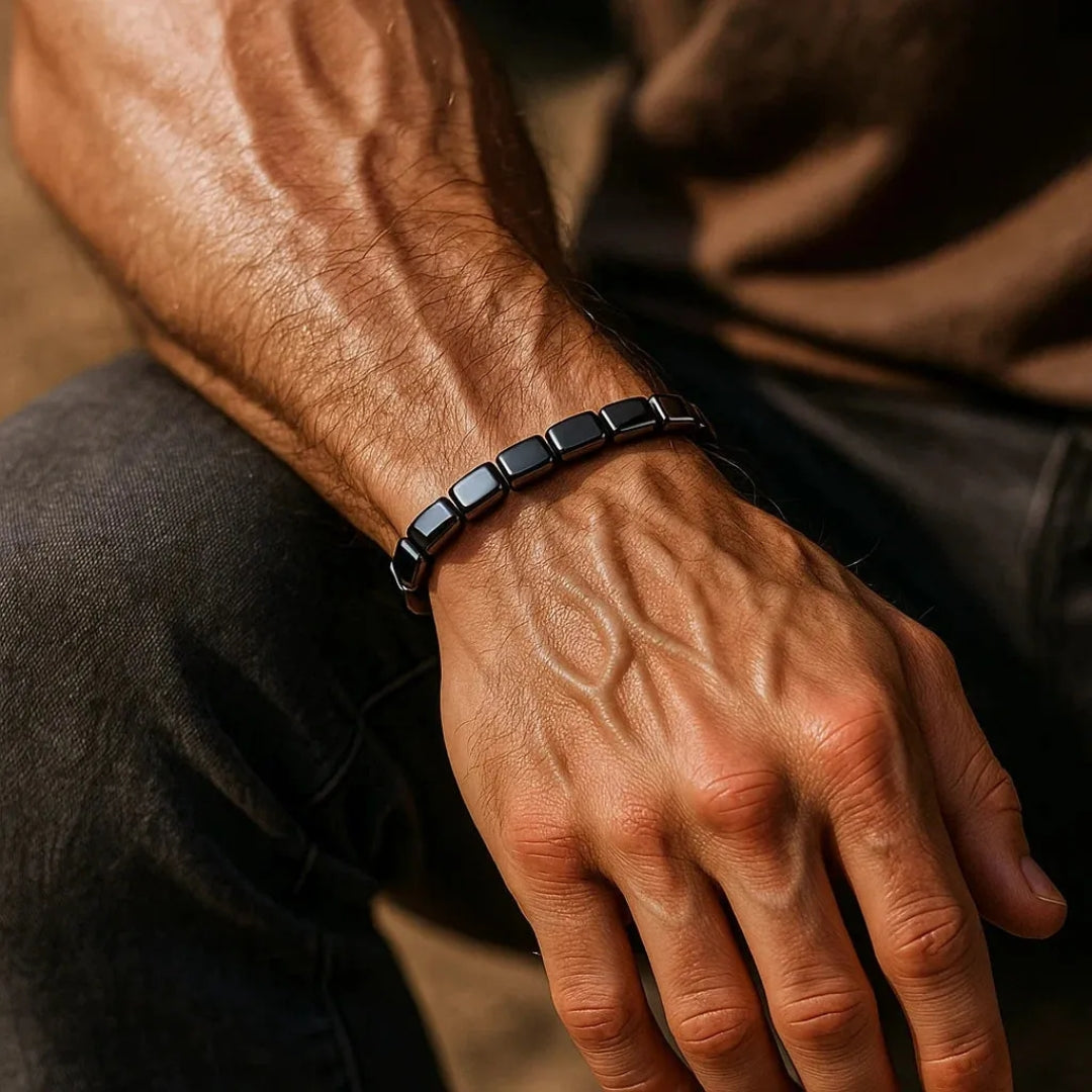 Energy Bracelet with Hematite