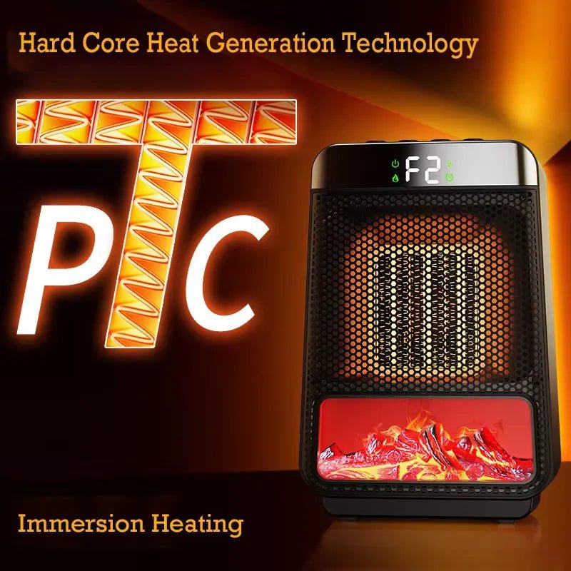 Energy-Efficient Electric Heater for Fast, Powerful Heating in Large Rooms