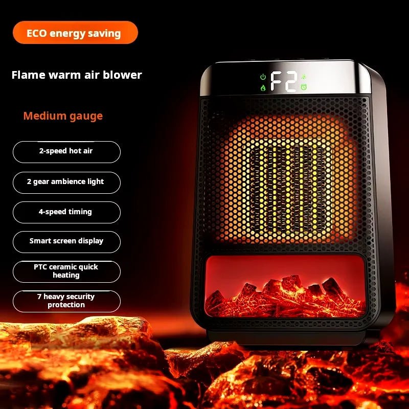 Energy-Efficient Electric Heater for Fast, Powerful Heating in Large Rooms