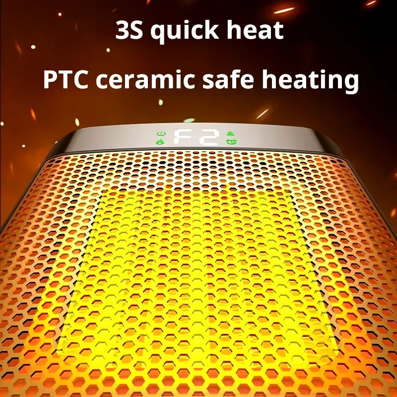 Energy-Efficient Electric Heater for Fast, Powerful Heating in Large Rooms