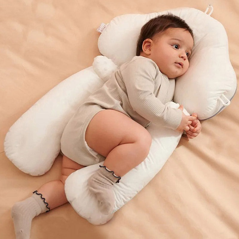 Ergonomic Baby Sleep Cushion – Safe, Comfortable, and Adjustable for Newborns (0–12 Months)