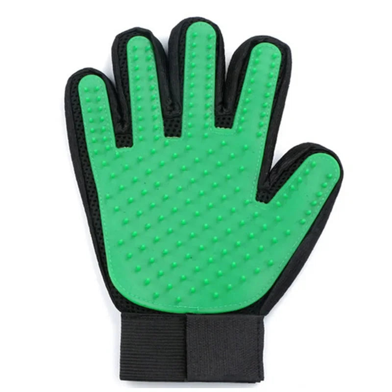 Ergonomic Grooming Glove - Flexible Palm Brush