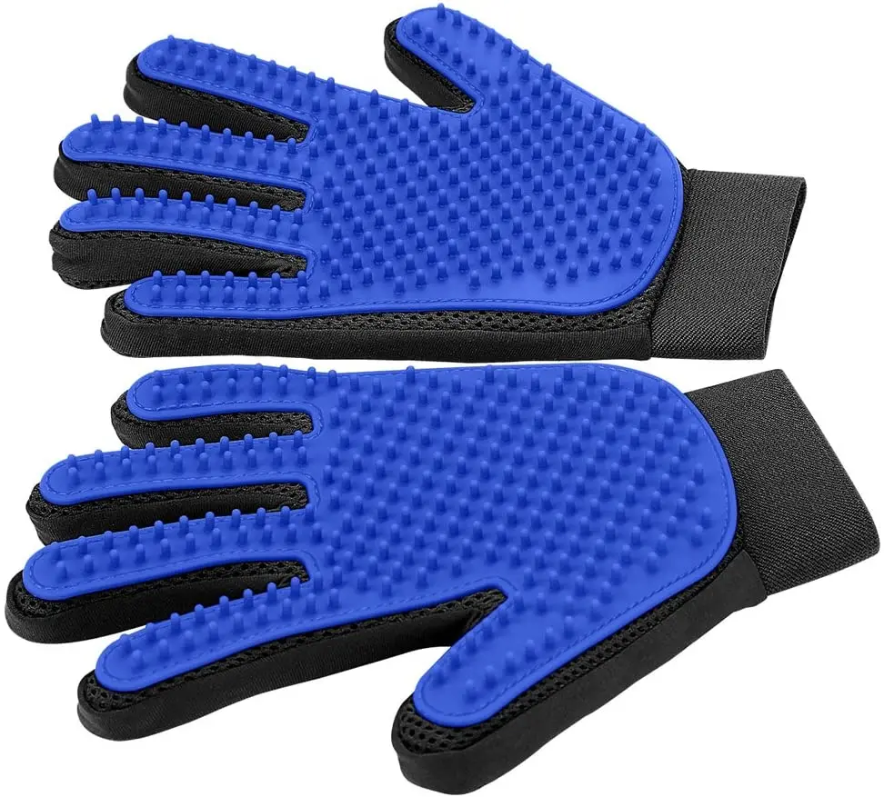 Ergonomic Grooming Glove - Flexible Palm Brush