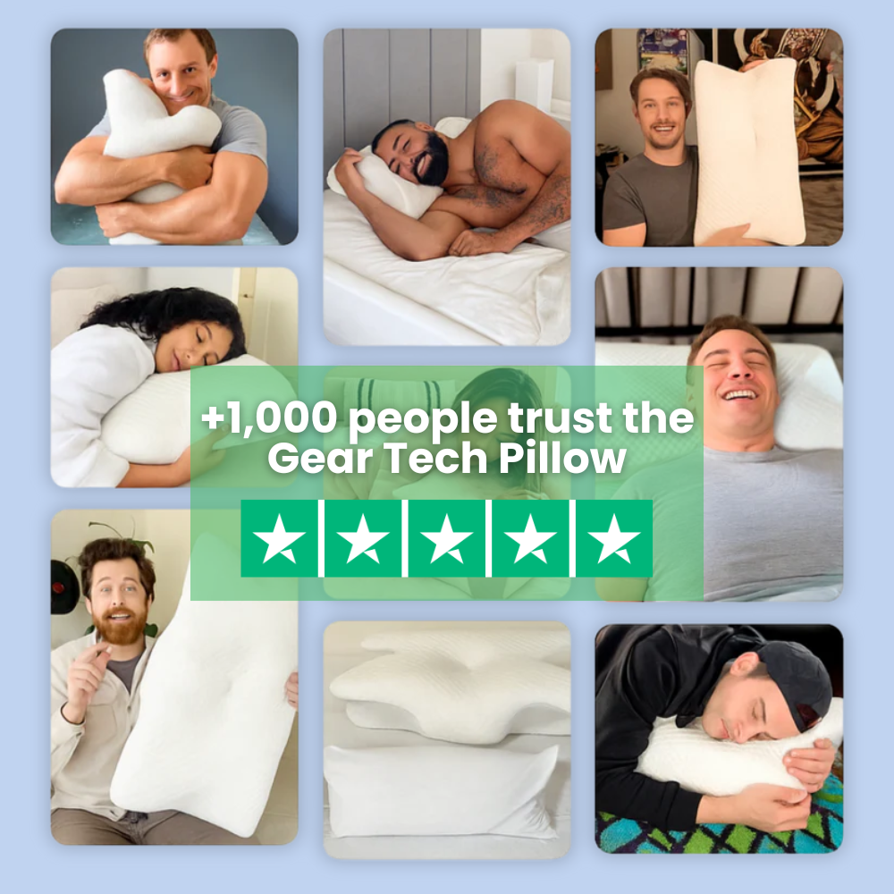 Ergonomic Memory Foam Sleep Support Pillow for Neck & Head Alignment