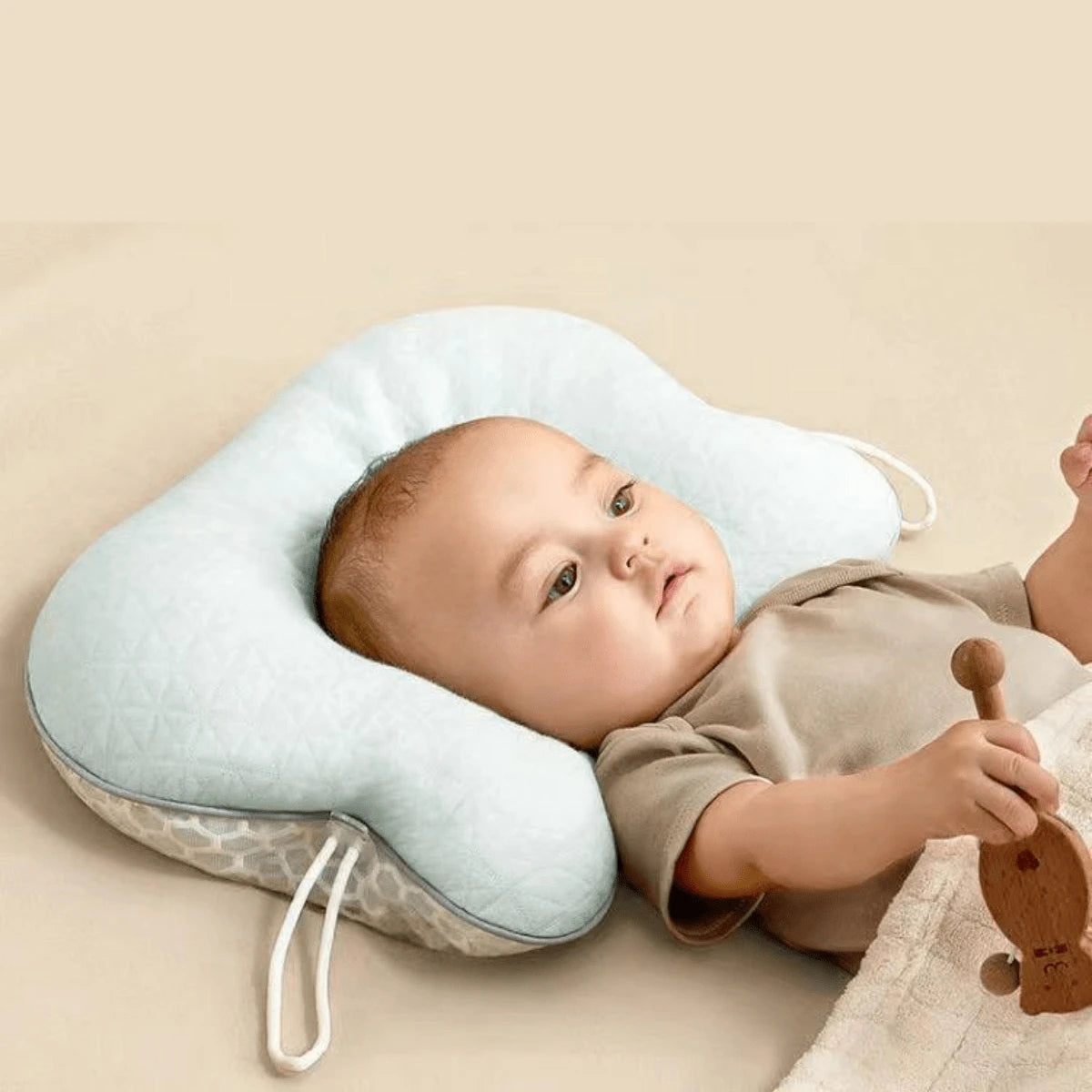 Ergonomic Newborn Flat Head Baby Pillow