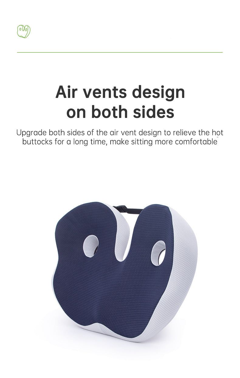Ergonomic Seat Cushion for Pressure Relief and Sitting Comfort