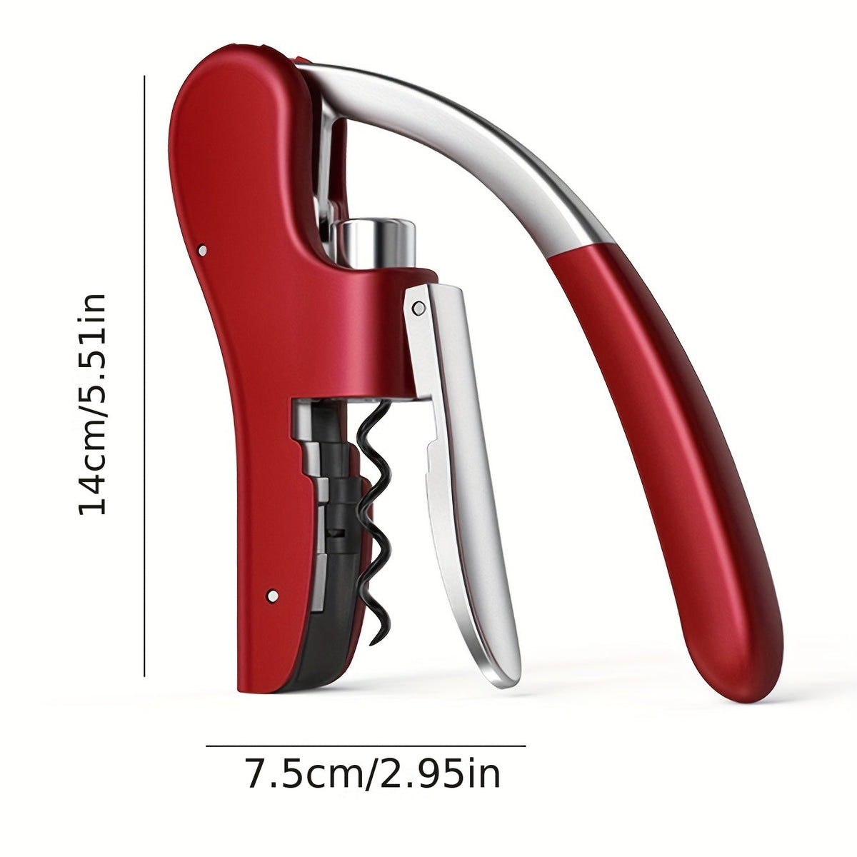 Ergonomic Wine Corkscrew – Easy and Safe Opening