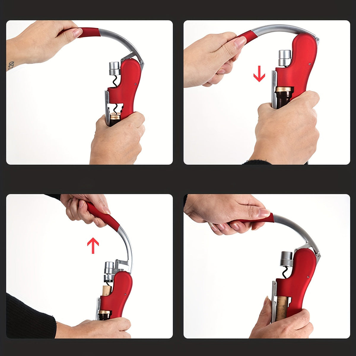 Ergonomic Wine Corkscrew – Easy and Safe Opening