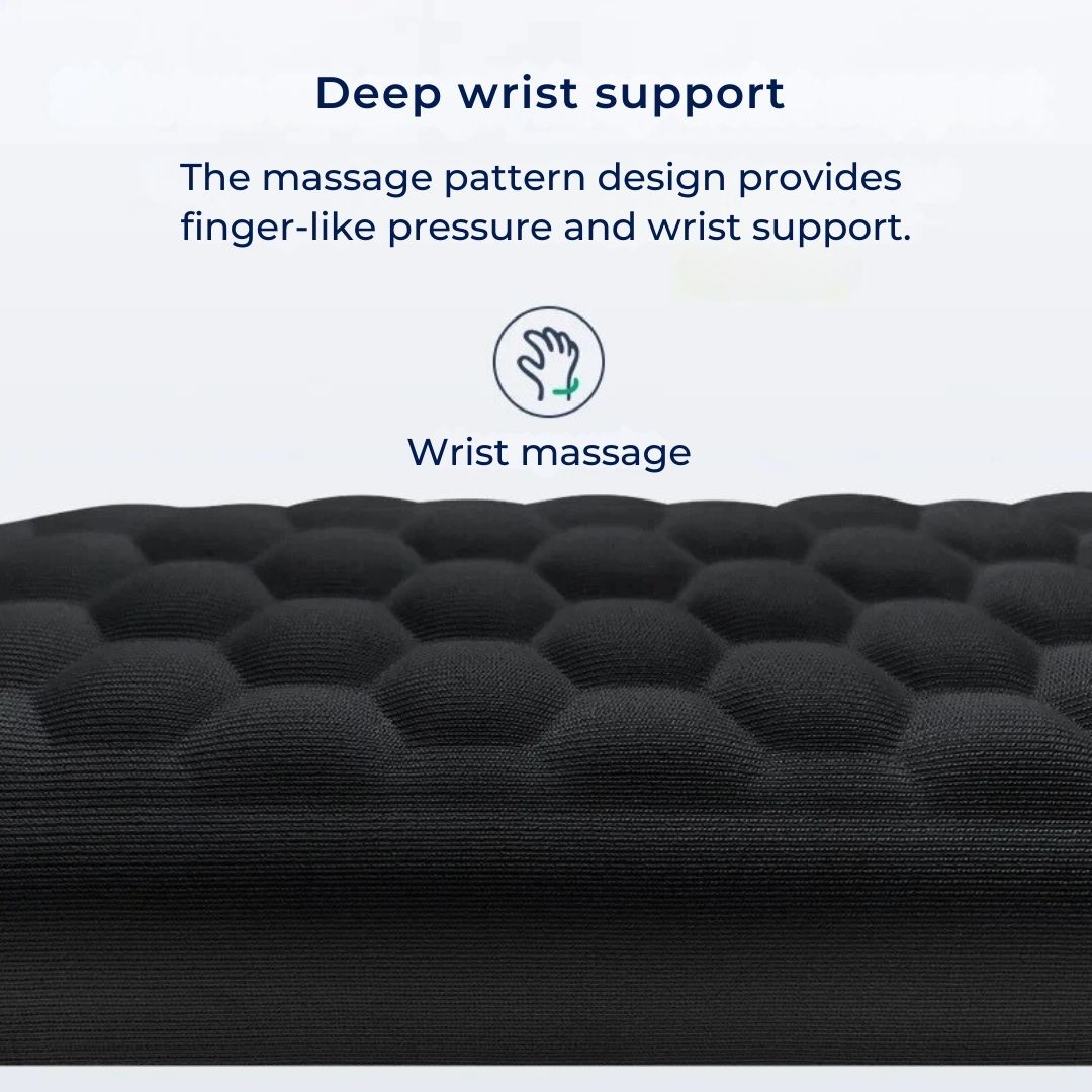 Ergonomic Wrist Support Rest Pads for Keyboard and Mouse - Elevates Wrist and Reduces Strain Pain