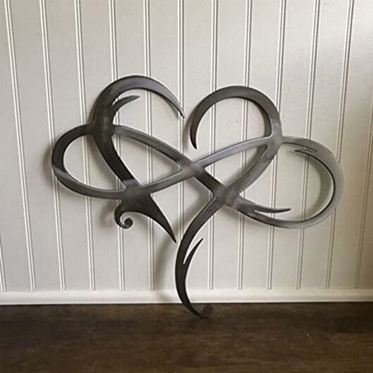 Everlasting Love Stainless Steel Wall Decor for the Home