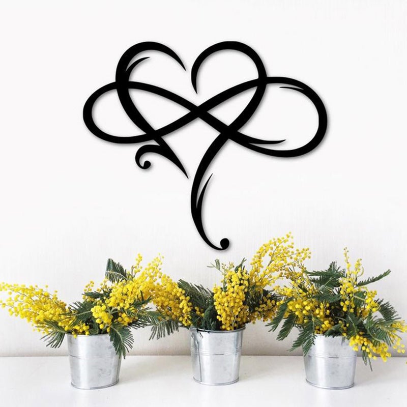 Everlasting Love Stainless Steel Wall Decor for the Home